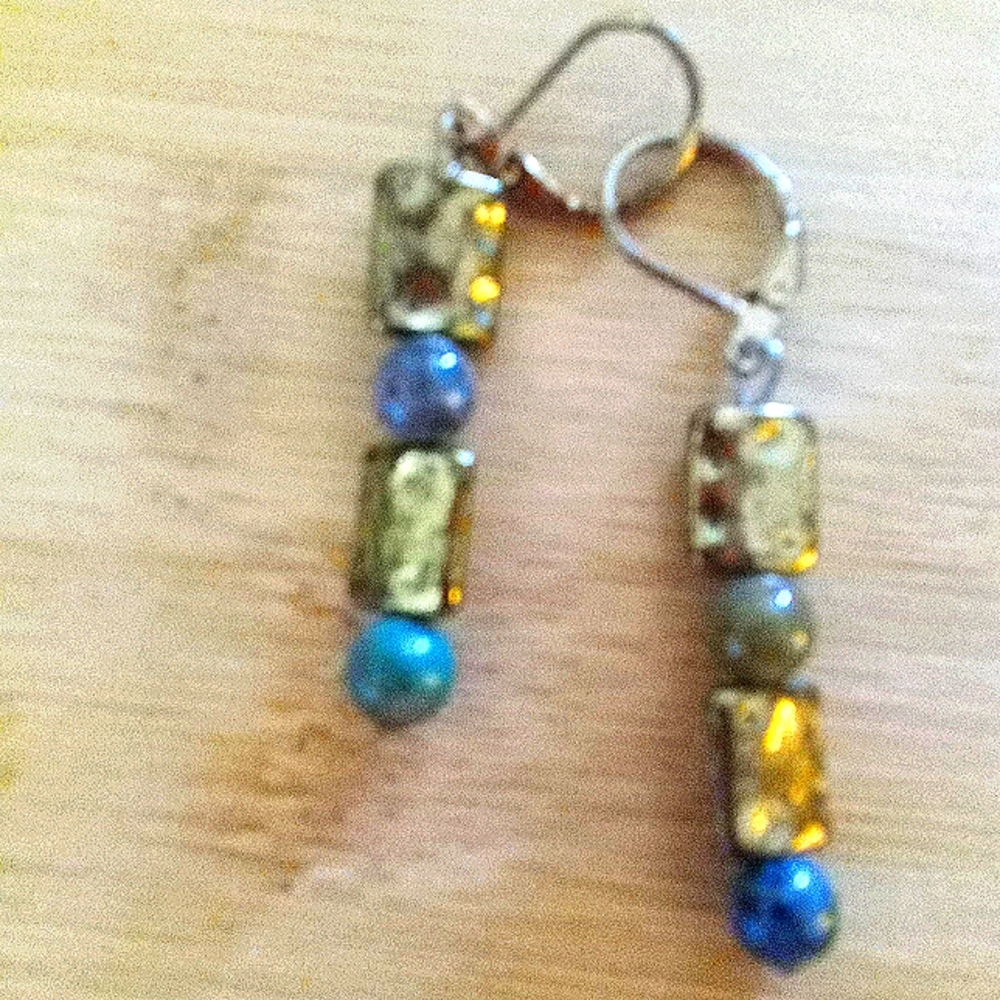 New Handmade Never Worn One of A Kind Pierced Earrings